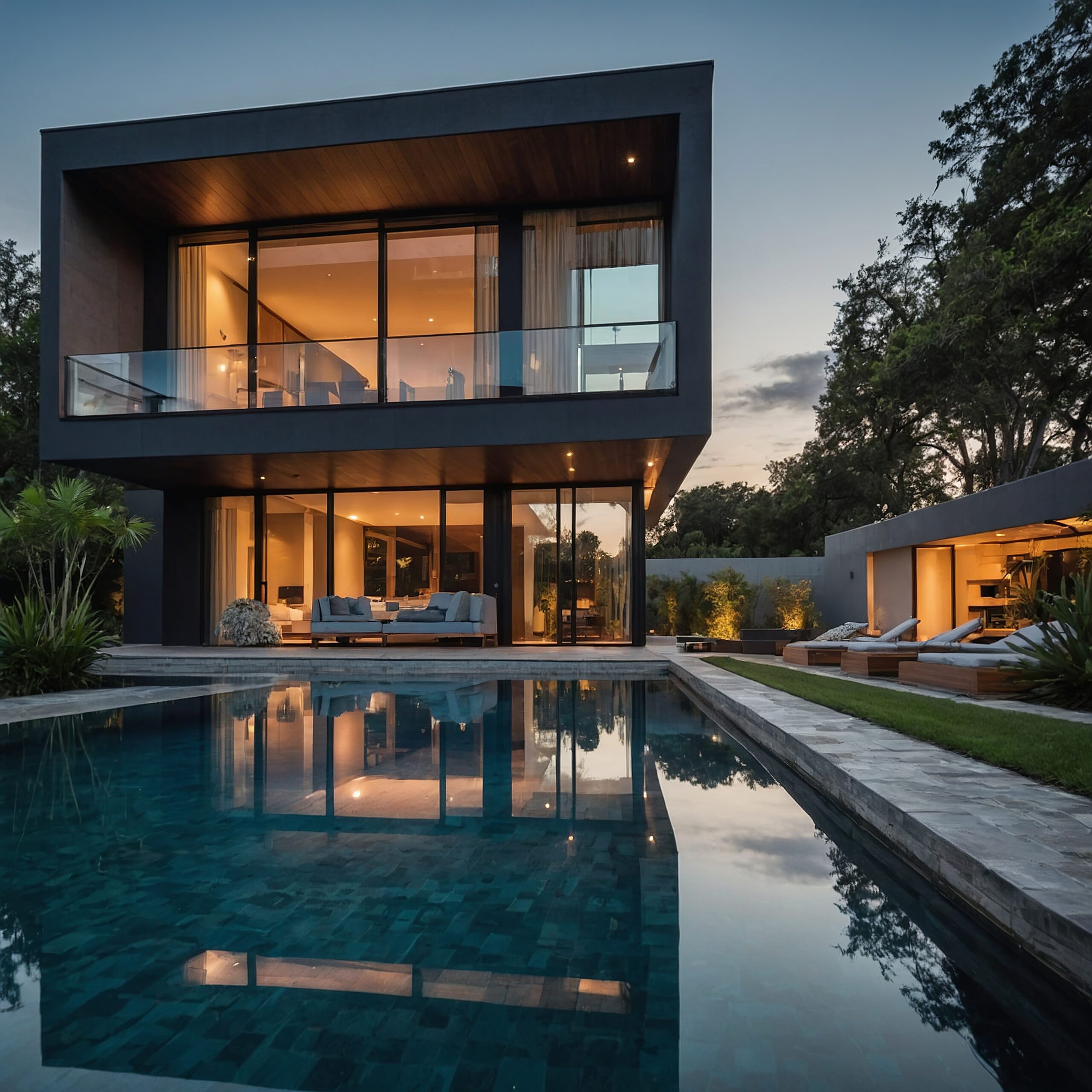 Residência Moderna com Painéis Estruturais Pré-Moldados